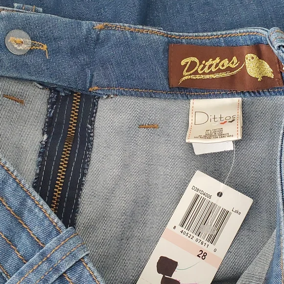 Dittos A-line Retro 70s Style Denim Skirt 28 Festival Boho Hippie Made in USA - Picture 11 of 16